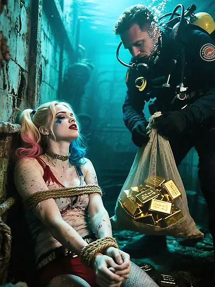 Harley Quinn drowned
