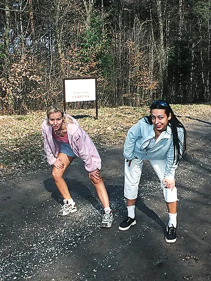 Hanna B and Petra J eighteen