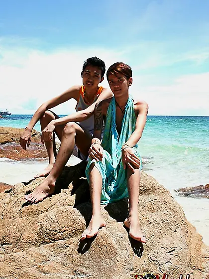 Twink white shirt shorts