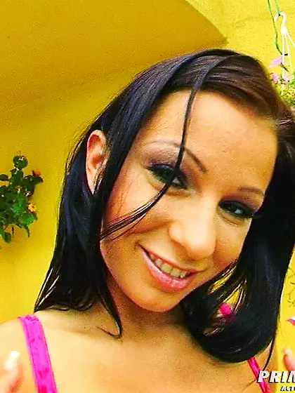 Sweet brunette big boobs