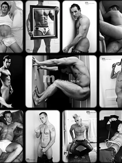 Flaming gorgeous hunk man