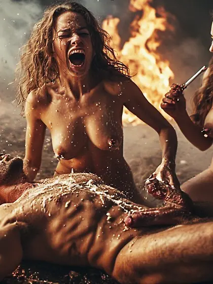 Sexy Women Lighting their Men Up!