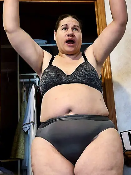 Emma lost on poker.  Punishment is to get exposed!!