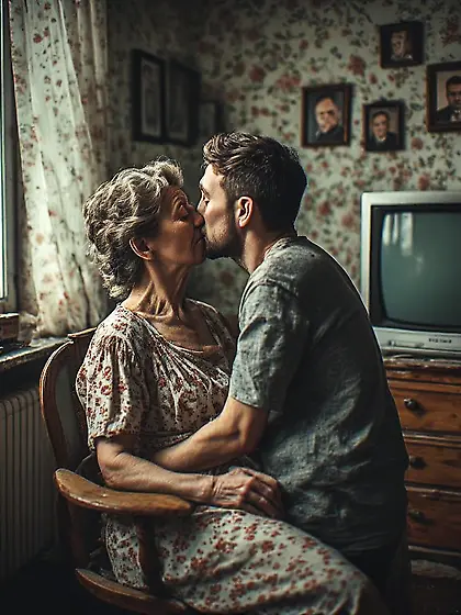 When father left the house,  Mom and I grew closer