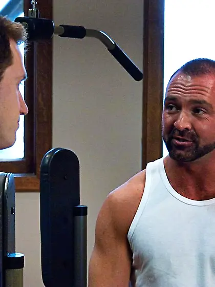 Bear ready fuck tied