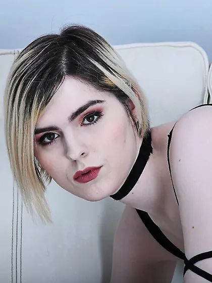 Blonde chick gagged by guy