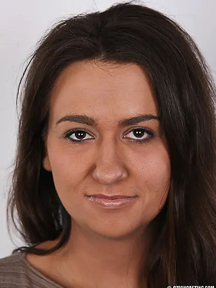 Wild hot brunette showing