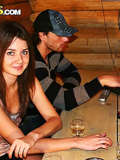 College students get wild with drunk group sex in a cabin