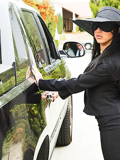 Gorgeous chick steaming hot