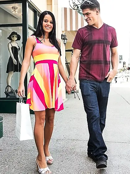 Owner of big fuckstick nails sultry partner on deck chair by poo