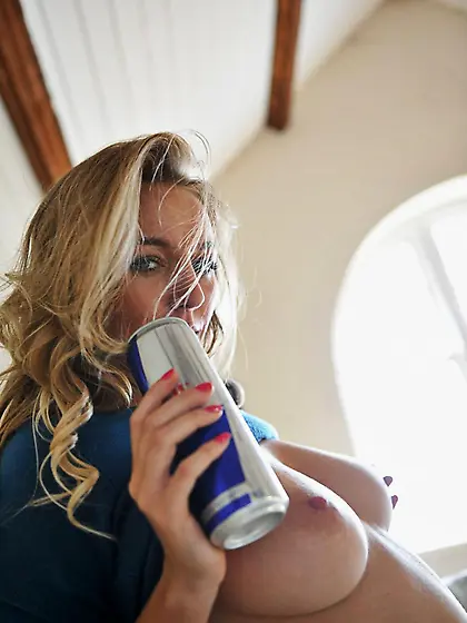 Turning on softcore images with lewd Hayley-Marie making her big