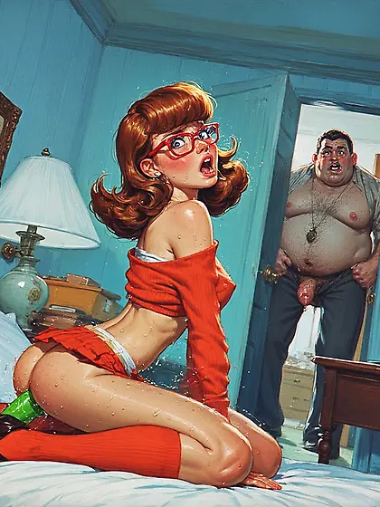 Velma caught with dildo