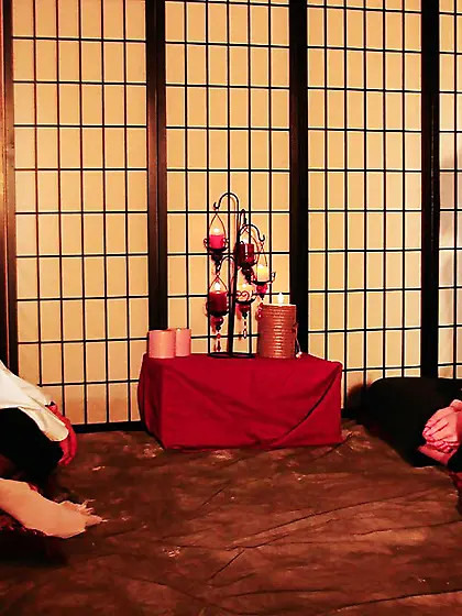 American slender big tits workout