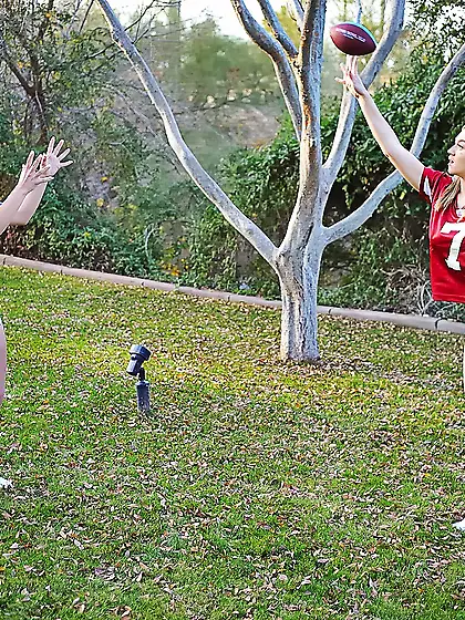 Alison Angel talks her blonde girlfriend into playing ball and t