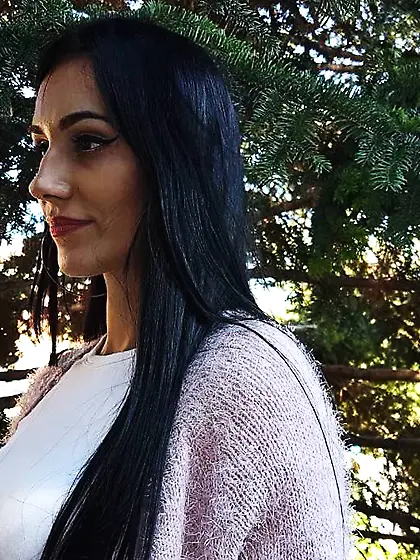 German dark eyes girl