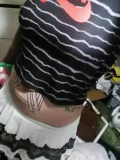 Stephanie in her new outfit