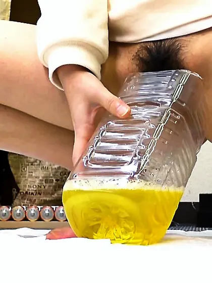 Cute japanese coed takes