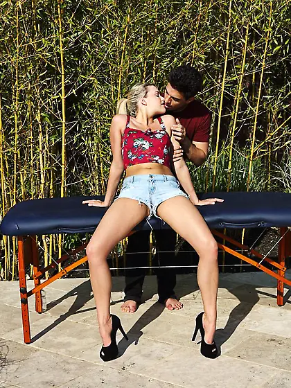 Mia Malkova gets banged by toys and then sucks that thick rod fo