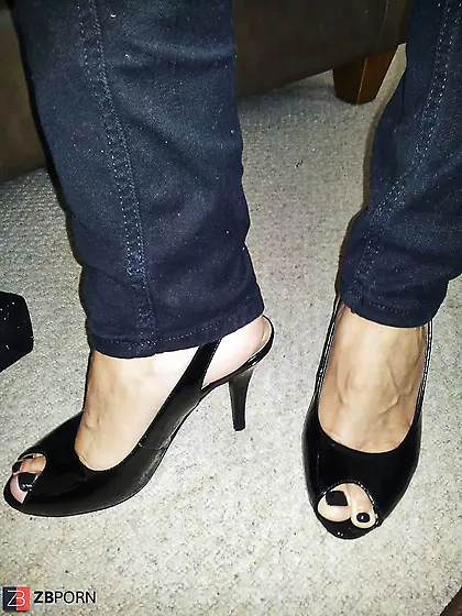 My fantastic fresh squeak toe boots off my boy