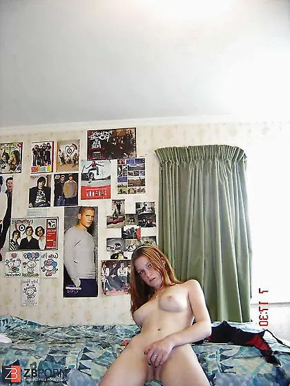 Rachie poses and caresses herself like a superstar