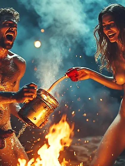 Sexy Women Lighting their Men Up!