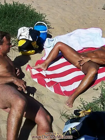 Check My MILF - kinky on the beach