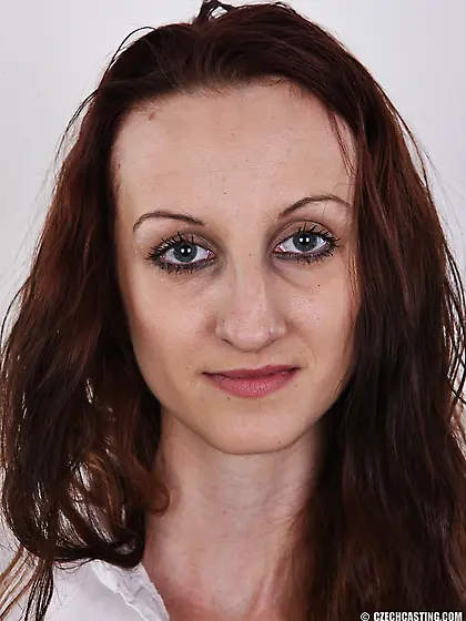 Slim petite cute redhead