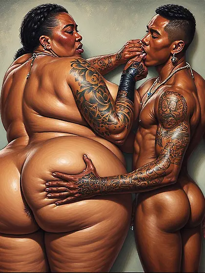 Young Asian Boy ends up with African Warrior