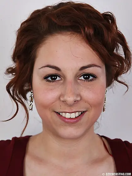 Sweet smiling redhead amazing