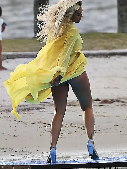 Rita Ora Upskirt