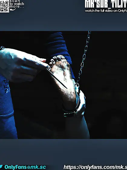 BDSM dirty slave foot torture by Master MK