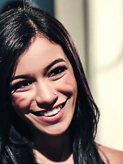 Hot brunette rides cock