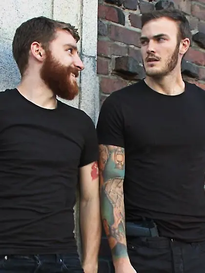 Office clerk blue shirt