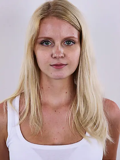 Sweet blonde beauty shows