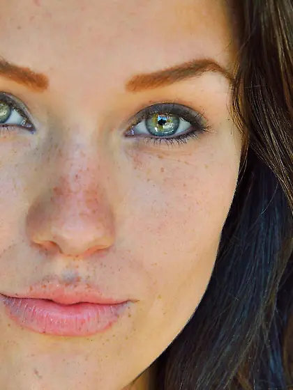 Megan Rain is one of the best looking brunette angels who love t