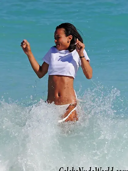 Karrueche Tran In Bikini And Some Slight Cameltoe