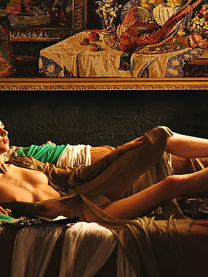 Elena F takes her lingerie in front of the camera and shows us h