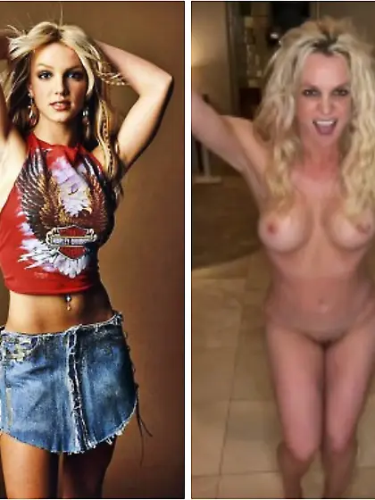 Britney Spears Dressed and Undressed