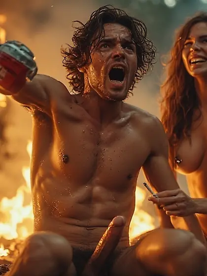 Sexy Women Lighting their Men Up!