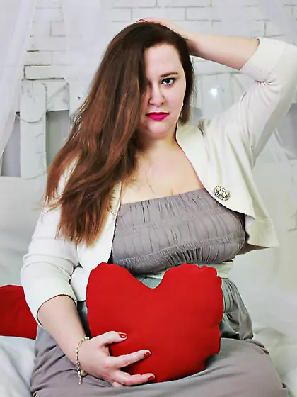 Girl brown hair beautiful