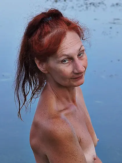 On Beach Volga-River