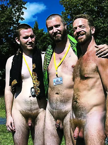 Michael & friends naked