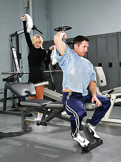 American pretty cheerleader