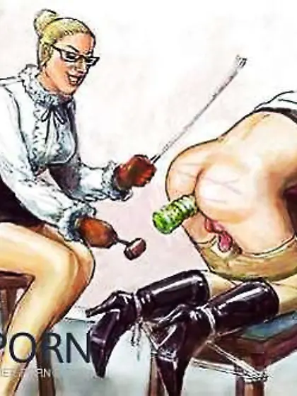 female domination-SADISM & MASOCHISM-Cartoon