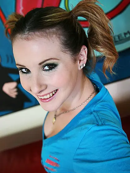 Cute teen pigtails jerks