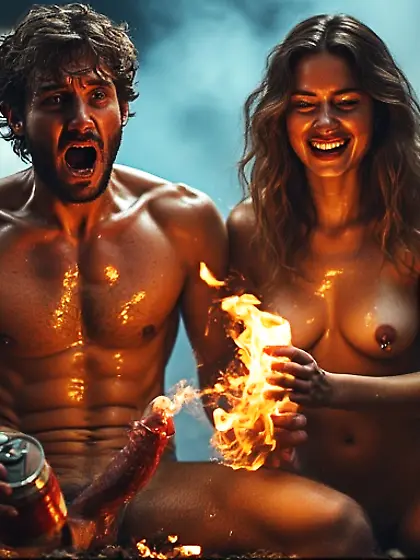 Sexy Women Lighting their Men Up!