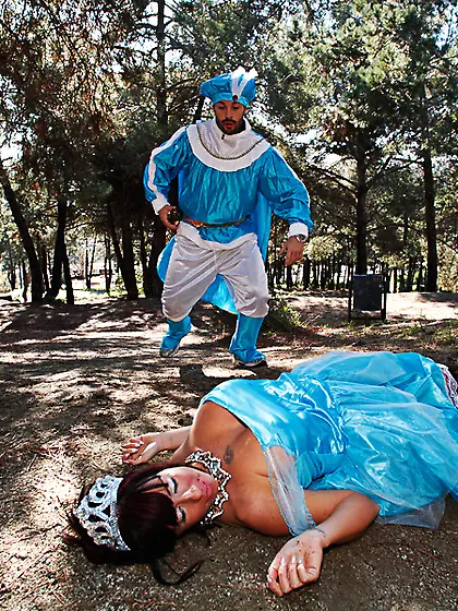 Fortunate prince rescued lusty