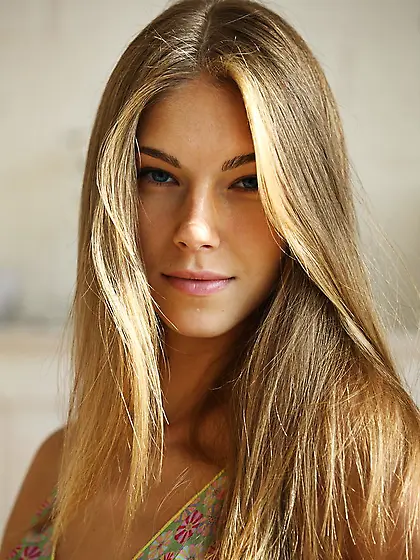 Russian model skinny brunette