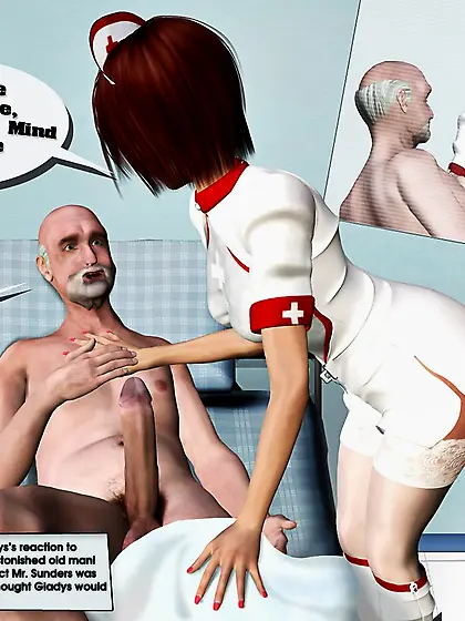 Young chick stockings hands