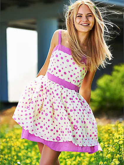 Talia MPL poses naked on a hot summer day,  after taking off her